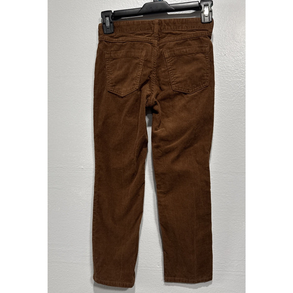 H&M Kids Girls Slim Fit Corduroy Pants Brown Size 6X Adjustable Waist Casual - Picture 2 of 9